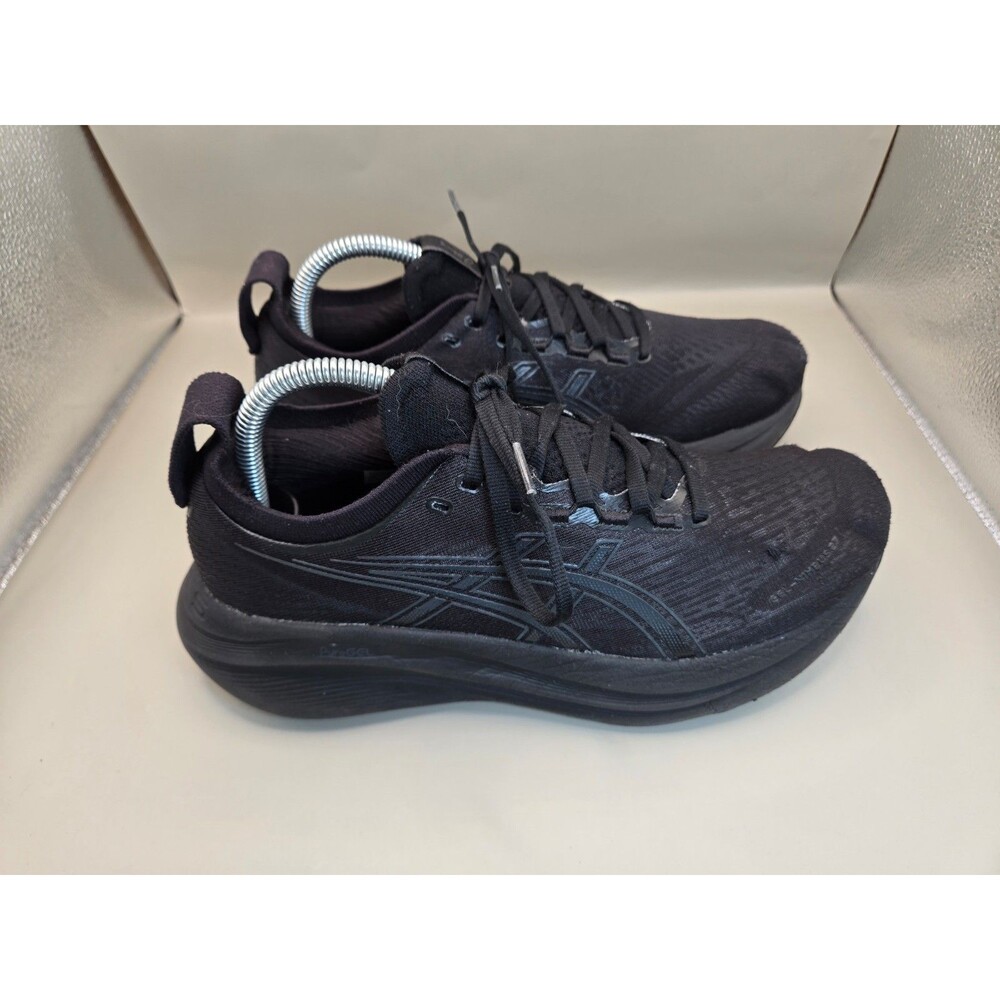 ASICS Gel-Nimbus 27 Shoes Women's 9 Black Road Running Athletic Workout Sneakers